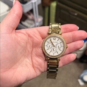 Michael Kors Gold Chronograph Watch